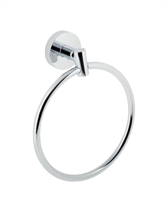 Полотенцедержатель кольцо Fora Long d158 мм на шуруп силумин хром (L011/56)