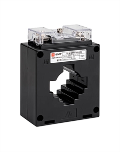 Трансформатор тока PROxima ТТЕ-40-500/5А 660 В IP20 однофазный с универсальным окном класс точности 0,5 Ekf