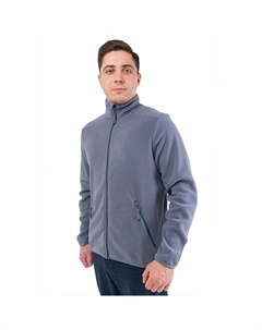 Толстовка на молнии флисовая 56-58 рост 170-176 см серая Joker