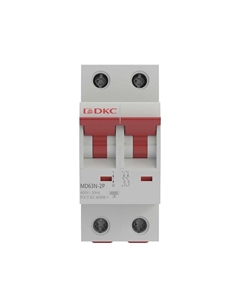 Автоматический выключатель модульный Yon Max MD63N 2P 6А тип C 6 кА 400 В (MD63N-2PC6) Dkc