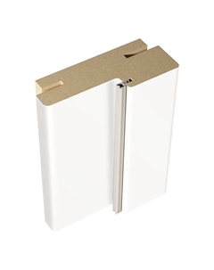 Коробка дверная телескопическая Ольсен 74х30х2100 мм эмаль белая с петлями (2,5 шт.) Velldoris