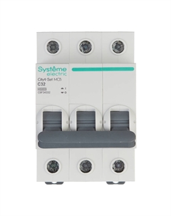 Автоматический выключатель модульный City9 Set 3P 32А тип C 4,5 кА 400 В (C9F34332) Systeme electric