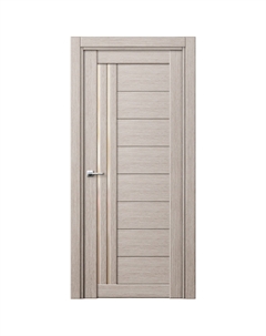 Дверь межкомнатная Corsa Deco V2 800х2000 мм финишпленка капучино со стеклом Sd