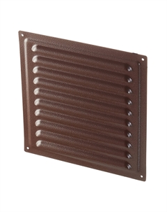 Решетка вентиляционная стальная 195х195 мм коричневая Ore