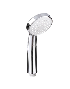 Лейка для душа Lemark d80 мм 1 режим без шланга пластик хром (LM0211C)