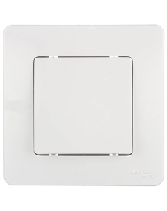 Выключатель Blanca одноклавишный встраиваемый белый (BLNVS010101) Systeme electric