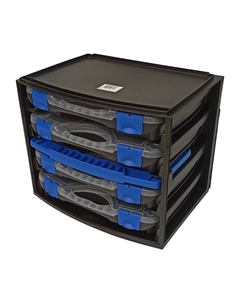 Бокс для инструментов с 4 органайзерами 335х250х275 мм (301551) Tayg
