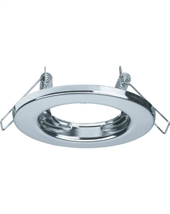 Светильник встраиваемый GU5.3 хром 50 Вт IP20 ДВО (61598) Navigator