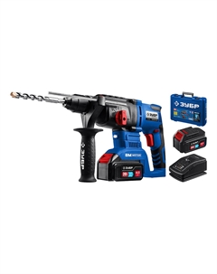 Перфоратор аккумуляторный PB-260-42 20 В 3 Дж 2х4Ач Li-Ion SDS-plus 2 АКБ и ЗУ Зубр