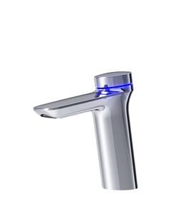 Смеситель для раковины AM.PM Inspire 2.0 хром нажимной с LED-индикацией (F50A02400) Am.pm.