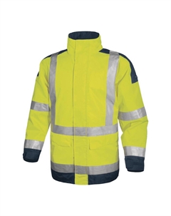 Куртка сигнальная мужская утепленная Easyview 54 рост 180-188 см флуоресцентно-лимонная Delta plus