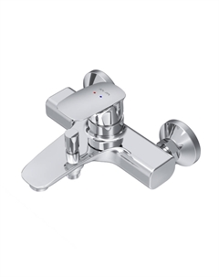 Смеситель для ванны AM.PM Spirit V2.0 хром однорычажный с коротким изливом без лейки (F71A10000) Am.pm.