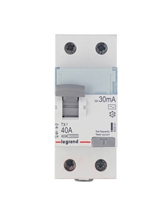 УЗО TX3 40А 1P+N тип AC 30 мА 10 кА (403001) Legrand