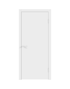 Дверь межкомнатная Smart 845х2050 мм эмаль белая глухая с притвором Velldoris