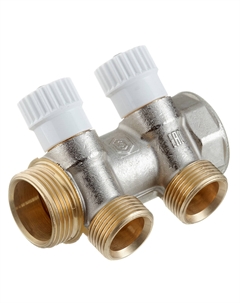 Коллектор 1 ВР(г) х 2 выхода 3/4 НР(ш) ЕК х 1 НР(ш) (SMB 6851 013402) Stout