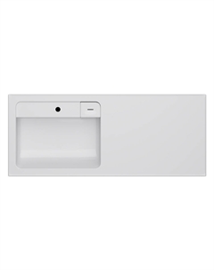 Раковина на стиральную машину AM.PM X-Joy 120х50 см с крылом справа (M85AWPL1201WG) Am.pm.