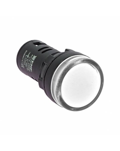 Лампа сигнальная PROxima AD16-22HS 230 В IP54 белая (ledm-ad16-w) Ekf