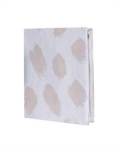 Простыня 215х240 см бязь серо-белая Rhona Melissa