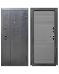 Дверь входная Олимп правая антик серебро - светло-серый 860х2050 мм Форпост