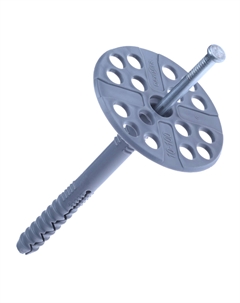 Дюбель для теплоизоляции 10х100 мм металлический гвоздь (30 шт.) Daxmer