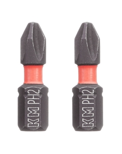 Бита (882102) PH2 магнитная 25 мм ударная (2 шт.) Км