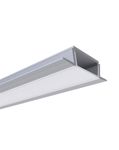 Профиль для светодиодной ленты (08-02) 2 м прямоугольный анодированный алюминий Apeyron