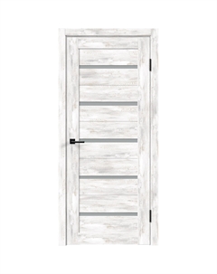 Дверь межкомнатная Duplex 700х2000 мм ПВХ ель альпийская со стеклом Velldoris