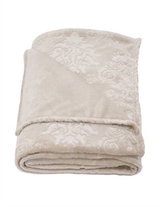 Плед 200х220 см Кристалл микрофибра бежевый Belezza