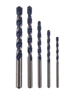Набор сверл универсальных спиральных 4-10 мм (5 шт.) (640-339) Практика