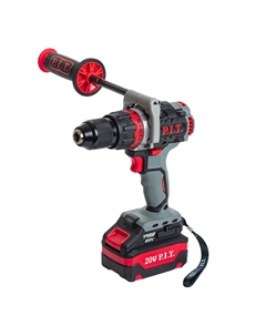 Дрель-шуруповерт ударная аккумуляторная бесщеточная OnePower 20 В 4 Ач Li-Ion 1 АКБ и ЗУ (PSB20H-13C/1) P.i.t.