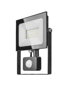 Прожектор светодиодный ДО-50 4000К 50 Вт IP65 с датчиком движения черный Онлайт