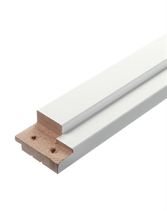 Коробка дверная 70х34х2070 мм (820 мм) финишпленка белая с петлями (2,5 шт.) Verda дпг