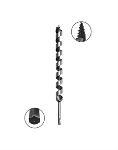 Сверло по дереву винтовое 32х460 мм (552051) Vira