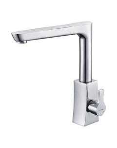 Смеситель для кухни Berkel хром с высоким изливом однорычажный (4807) Wasserkraft
