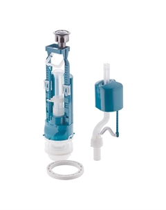 Арматура для унитаза Инкоэр нижний подвод 1/2 кнопка пластик хром (5-3-3-4)