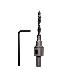 Сверло по дереву 5х86 мм конфирмат для мебельной стяжки 7х50 мм с зенкером (552750) Vira