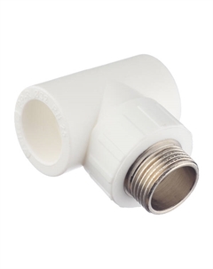 Тройник полипропиленовый переходный 32 мм х 1 НР(ш) х 32 мм (VTp.733.0.03206) Valtec