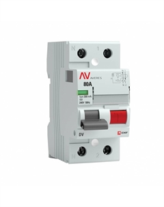 УЗО Averes DV 80А 1P+N тип AC 300 мА 10 кА (rccb-2-80-300-ac-av) Ekf