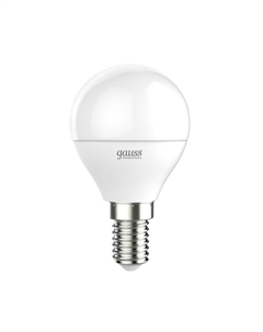 Лампа светодиодная E14 3000К 10 Вт 710 Лм 180-240 В шар матовая Gauss