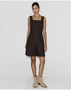 Комбинезон изо льна шоколадного цвета 2mood