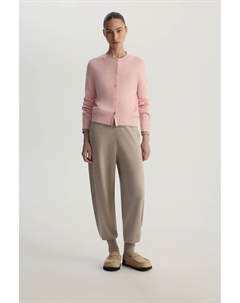 Кардиган из смесовой шерсти светло-розового цвета 2mood