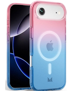Чехол ESSENTIALS MagSafe для iPhone Air, синий/розовый Monocozzi