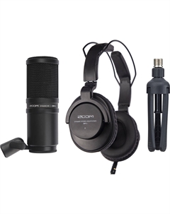 Комплект микрофонов для подкастов Zoom ZDM-1 с наушниками, ветрозащитой, XLR и настольной подставкой Zoom®