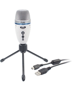 Конденсаторный микрофон CAD ZOE USB Condenser Microphone with TrakMix Headphone Output Cad