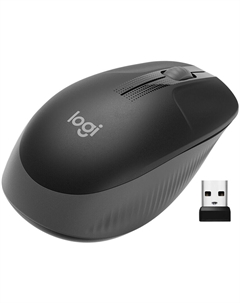 Полноразмерная беспроводная мышь Logitech M190 (угольная)