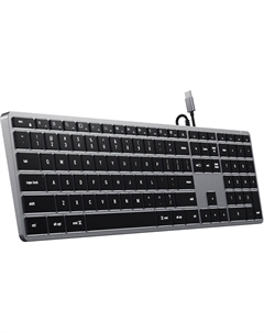 Satechi Slim W3 Проводная клавиатура с подсветкой (Космический серый)