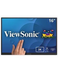 Портативный сенсорный монитор ViewSonic TD1656-2K с диагональю 16 дюймов и разрешением QHD Viewsonic