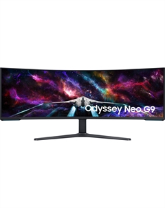 Samsung Odyssey Neo G9 57-дюймовый двойной изогнутый сверхширокий игровой монитор 4K HDR 240 Гц