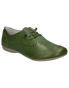 Тапочки "Fiona", комфортная обувь, слипоны с эластичной декоративной шнуровкой, зеленый Josef seibel