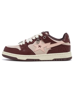 Кроссовки STA Skateboarding Shoes Women's Low-top Brown, коричневый A bathing ape®